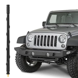 Antena espiral de Radio para coche, reemplazo aéreo de 12 pulgadas para Jeep Wrangler JK JL Gladiator JT Unlimited Rubicon Sahara Sport 2007-2024