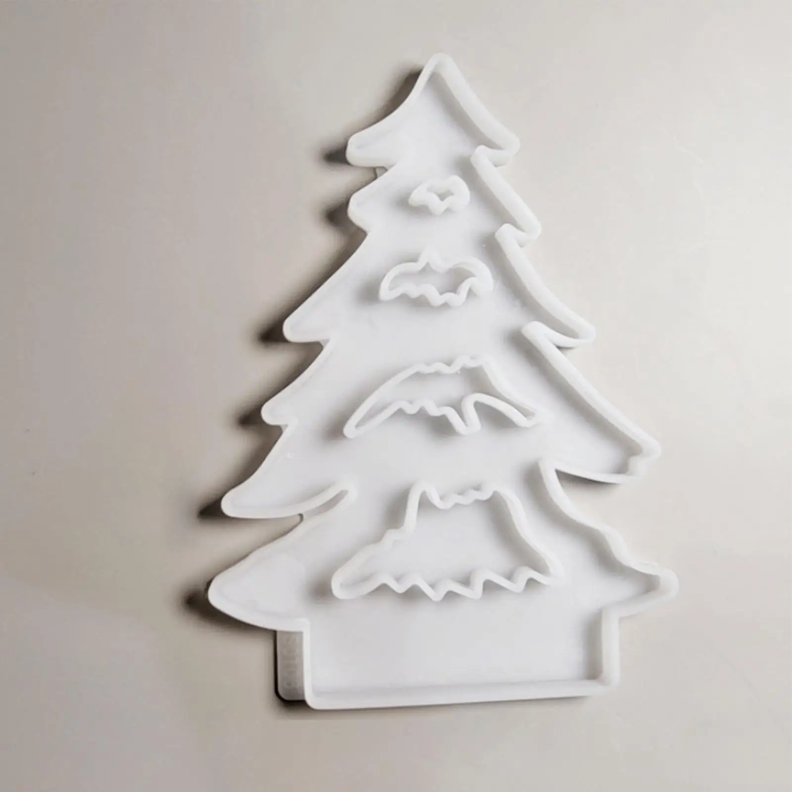 

Рождественские силиконовые формы, 7 шт., формы для литья украшений дома, легко снимаемые гипсовые формы для органайзеров для мероприятий, дома