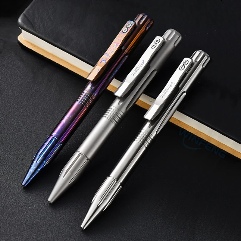 Titanium Alloy Tactical Pen Business Signature Gel Pen Self-defense Personal Security Equipment Emergency Grass Breaker