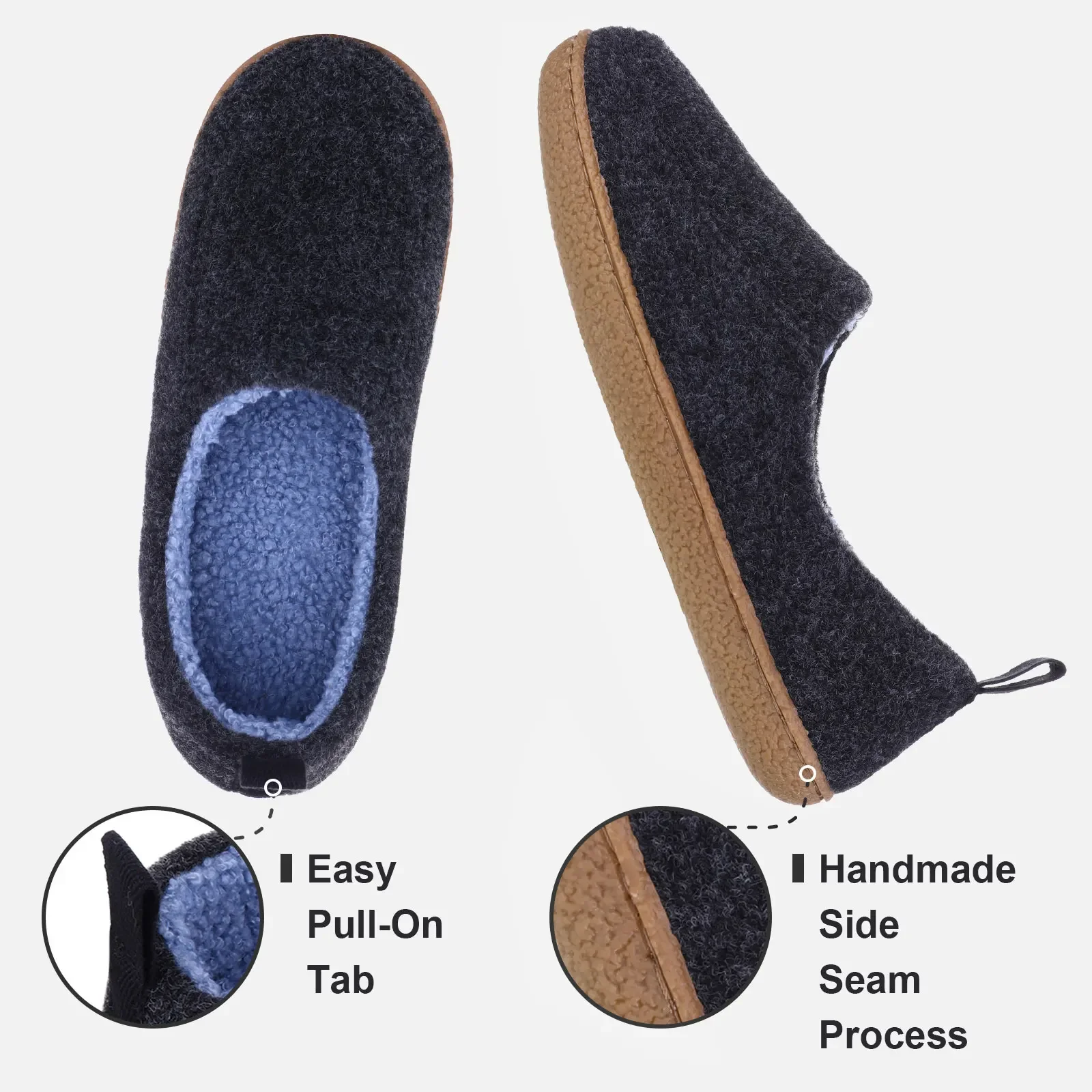 Crestar-Zapatillas de algodón para mujer y niña, pantuflas con suelas suaves y cálidas, a la moda, con tacón antideslizante, cómodas, para dormitorio interior