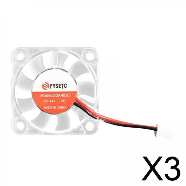 

3D Printer Cooling Fan LED Low Noise Hydraulic Bearing Replacement Accessory for High Performance Print