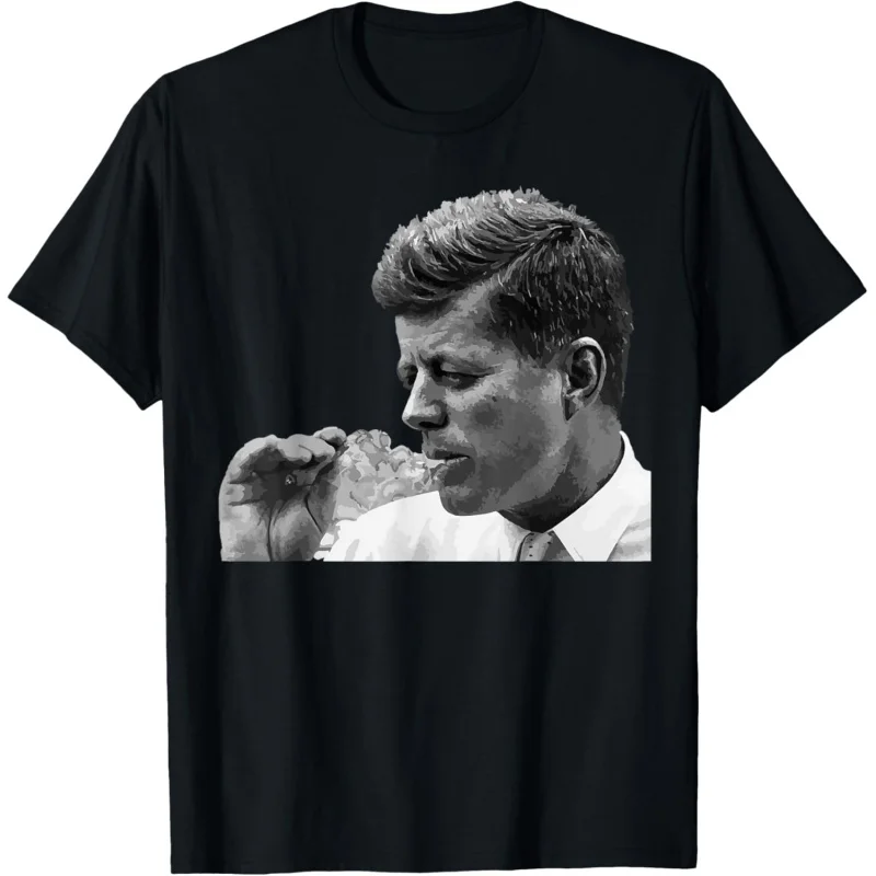 JFK John F Kennedy Cigar Smoking Smoker T-Shirt