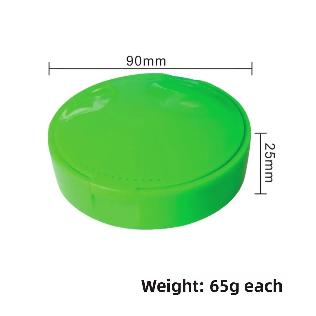 

Portable round Small Dental Box with Mirror Denture Orthodontic Holder Molar Set - Pink Yellow White Dark Blue Light Blue Green