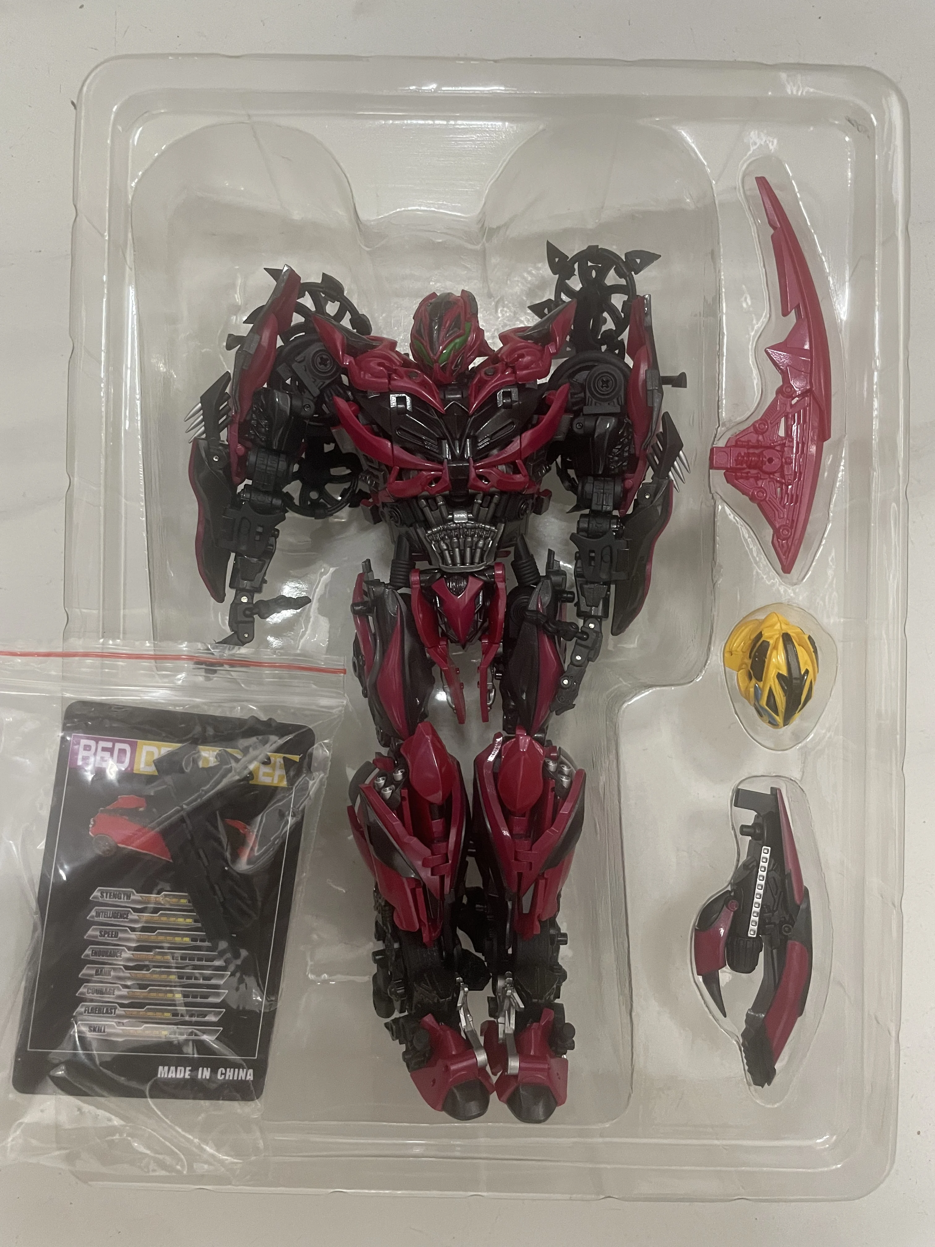 First Version ] Original UniqueToys UT-R09 UTR09 Stinger Red