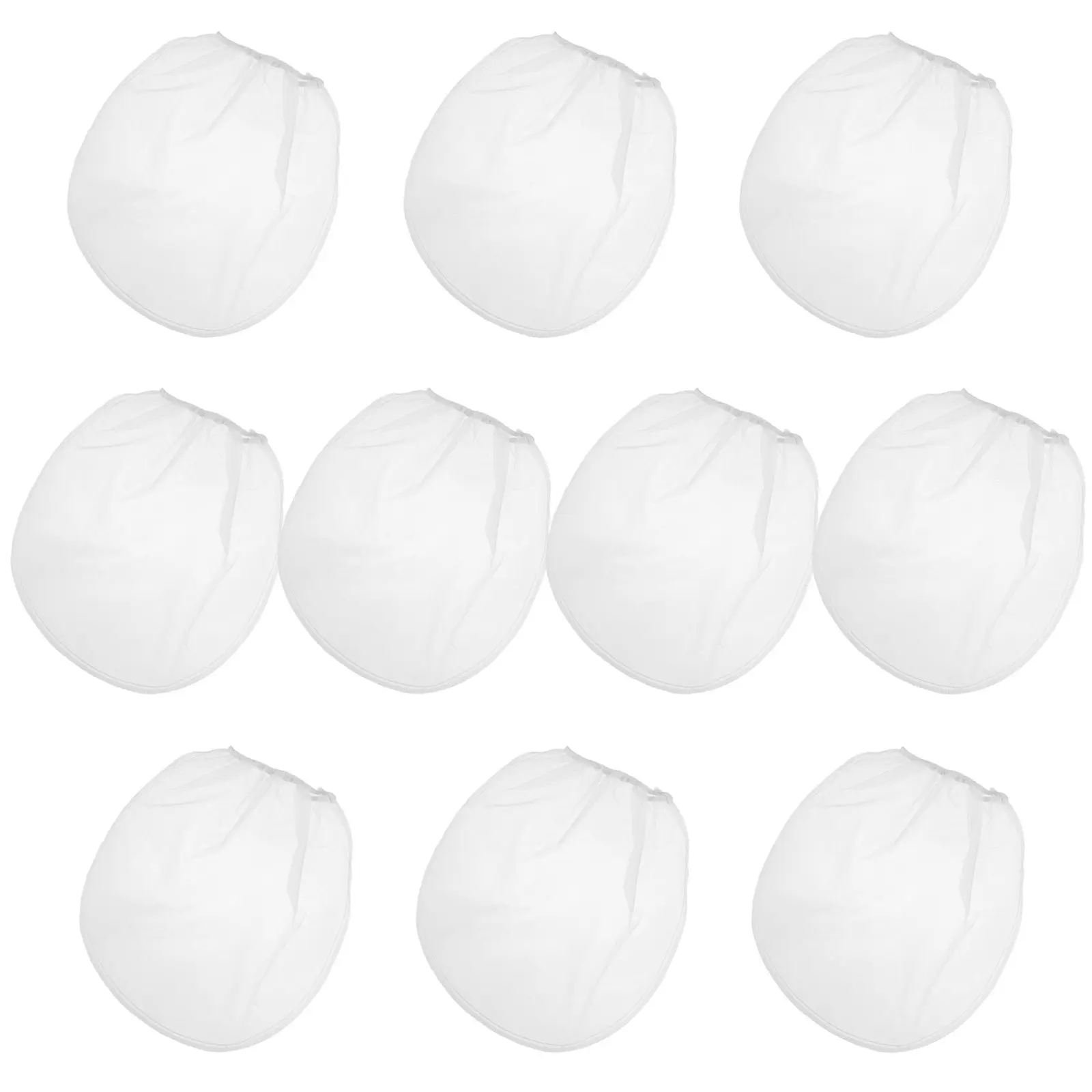 10Pcs Painting Filter Bag Premium Nylon Polyester Mesh Drawstring Strainer for Oil Paint Coating Residue Capture No Overflow