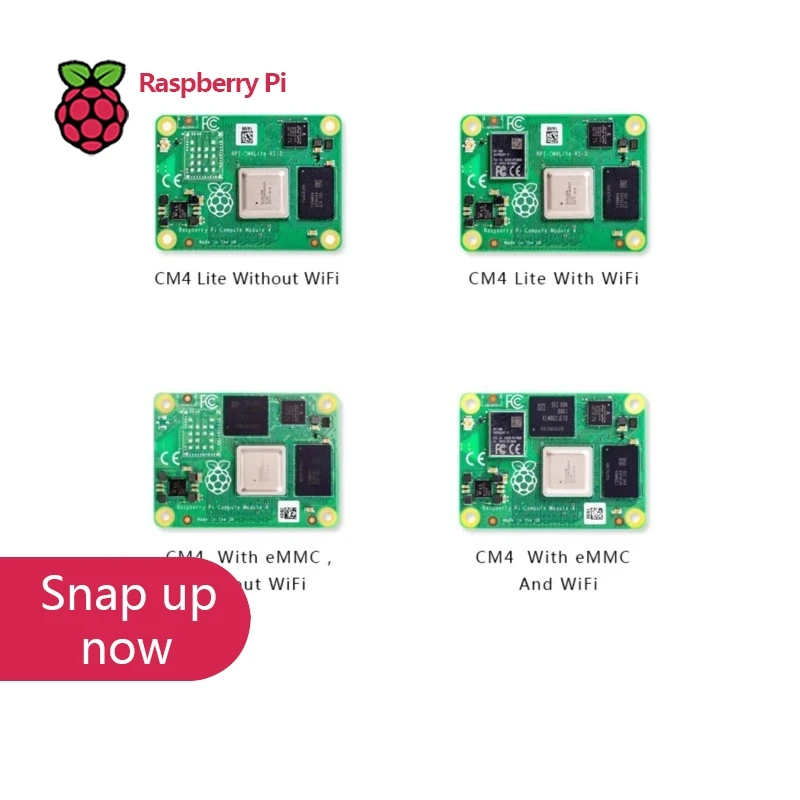Raspberry Pi CM4 CM410/CM400 (4000/08/16/32) WiFi EMMC Compute Module 4 Dev Ki