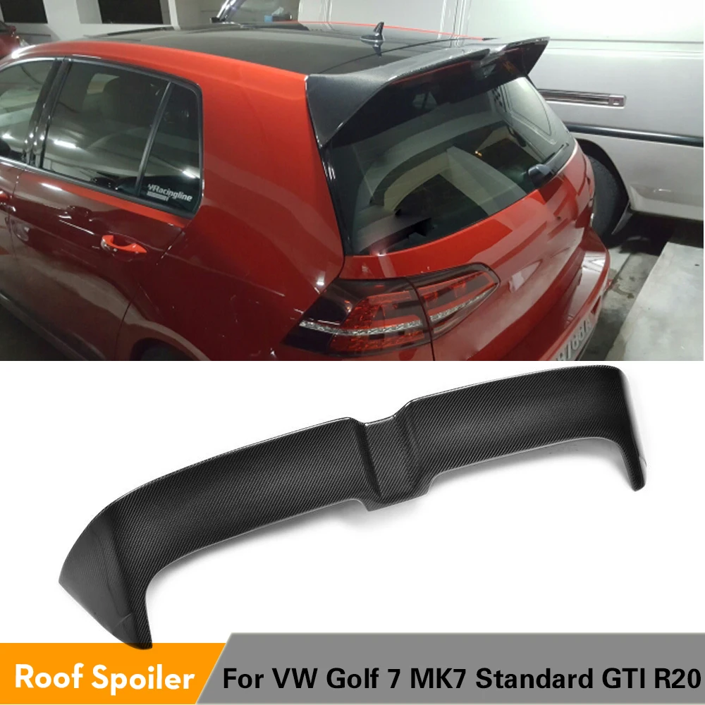 

Задний спойлер на крышу MK7 из углеродного волокна/ABS для Volkswagen VW Golf 7 7.5 VII MK7 7.5 GTI R 2014-2018, оконное крыло