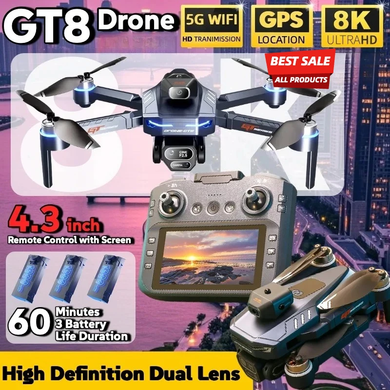 Drone Gt8 Rc - Hot Sale GT8 GPS Drone 4K