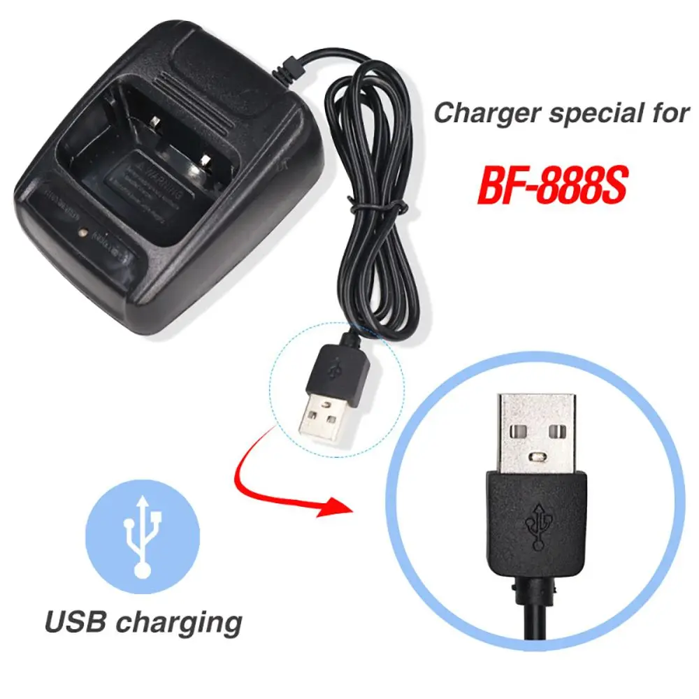 Replacement Parts USB Charger Accessories Charging Cradle for BAOFENG Walkie-talkie Charger Li-ion Battery Charger view 4