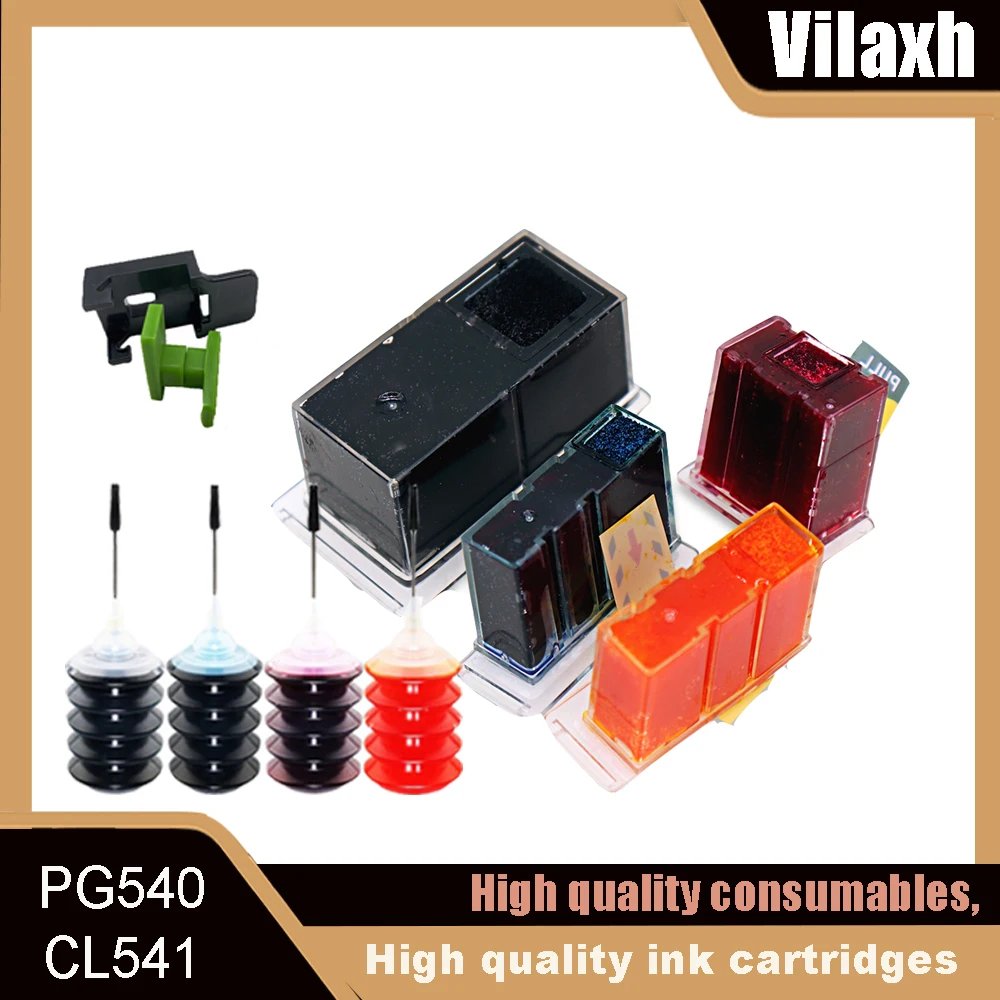 Smart Refill Ink Cartridge PG540 CL541 Compatible For Canon 540 for Pixma MG4250 MG3250 MG3255 MG3550 MG4100 MG4150 Printers