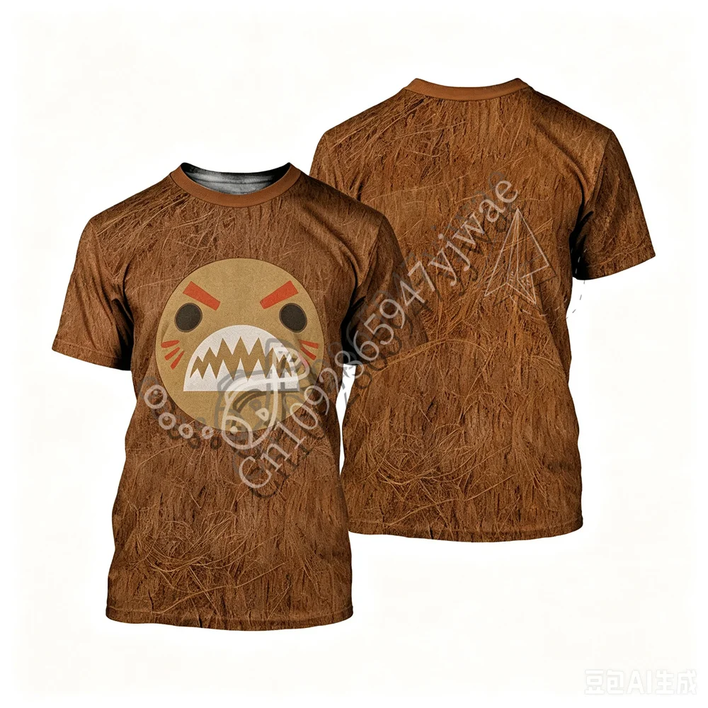 Häuptlings-, Prinzessinnen- und Hahn-Kostüm, 3D-Shirt-Kostüm für Familiengruppen, T-Shirt, Cosplay, passendes Geschenk für Freunde, Kinder- und Erwachsenen-T-Shirt – Detail 6