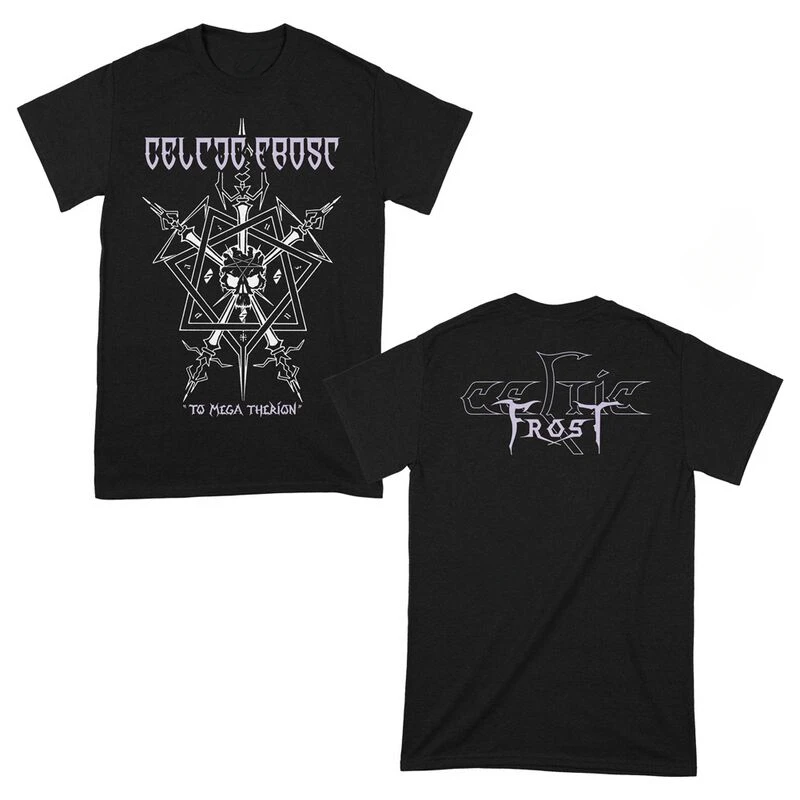 Camiseta To Mega Therion Celtic Frost para hombre y mujer, camiseta gráfica Vintage de banda de Rock y Metal, ropa informal de verano 100% de algodón
