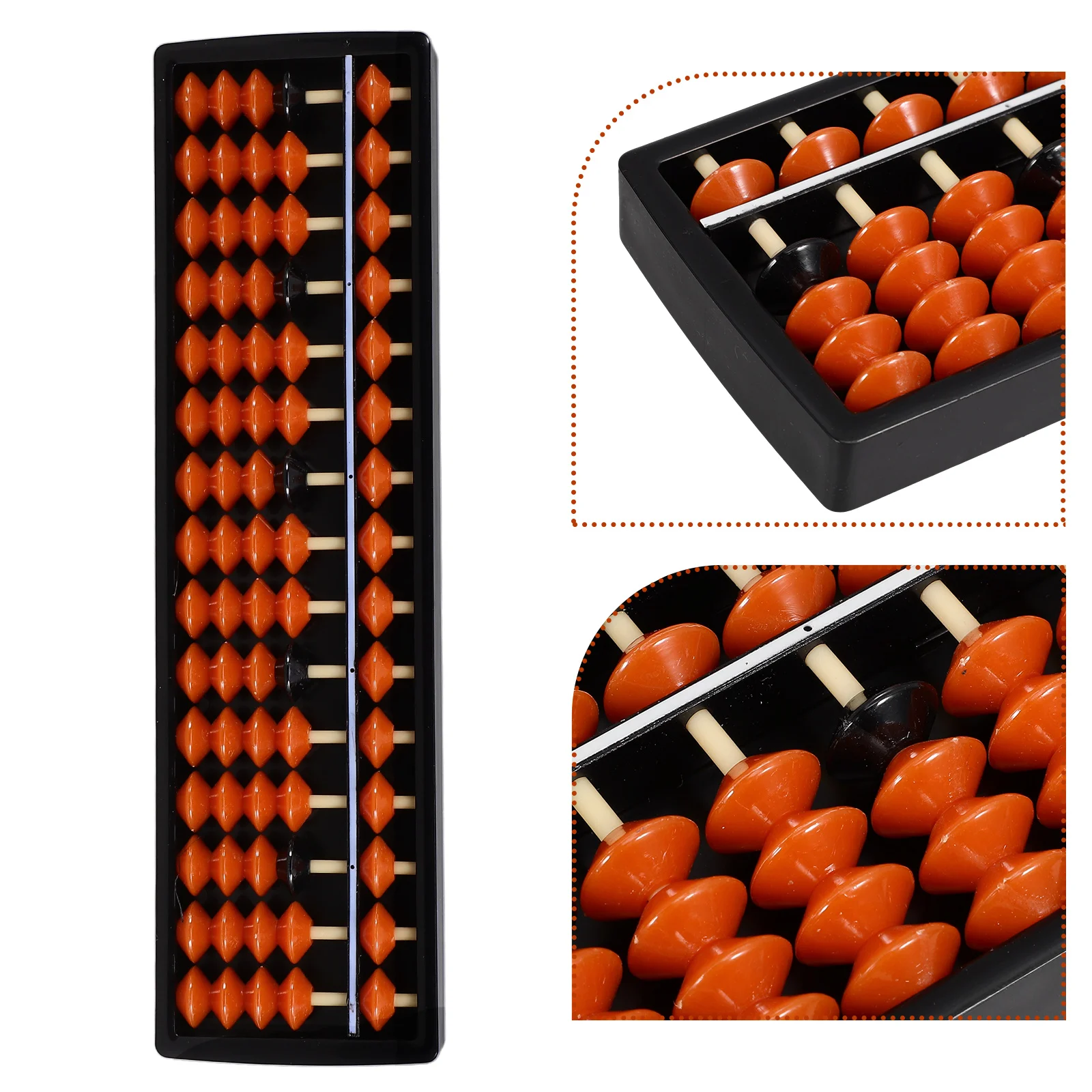 

Professional Children Abacus Vintage Style 15- -Beads Practical Learning Tool School Home Education Counting