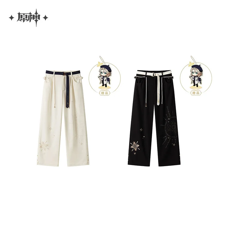 Presale Sunsyea Genshin Impact Official Merch miHoYo Original Authentic Albedo Theme Impression Series Casual Trousers