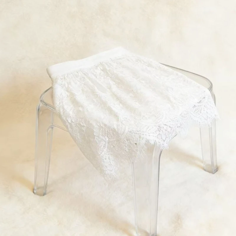 Rok Mini Seksi Transparan Berbahan Renda Jaring Wanita Rok Mini Musim Panas Warna Solid Rok Mikro Pendek Wanita Rok Dalam Wanita