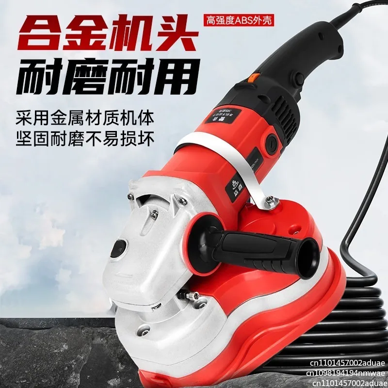 

Handheld three-head grinder dust-free electric floor grinder polishing and refurbishment
