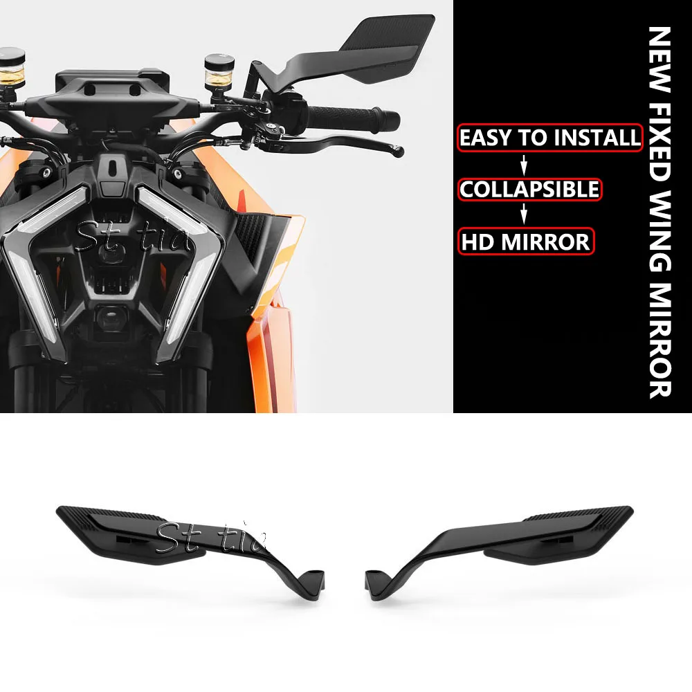 Motorcycle Side View Mirror for KTM 125 200 250 390 690 790 890 Duke 990 1290 1390 Super Duke Stealth Winglets Rearview Mirrors