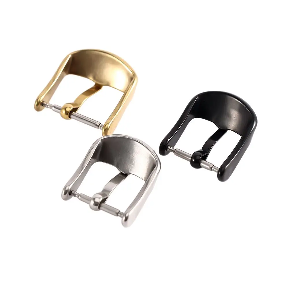 

High Quality Replaceable Spare Stainless Steel Watch Strap Clasp Watchband Buckle Watch Accessories