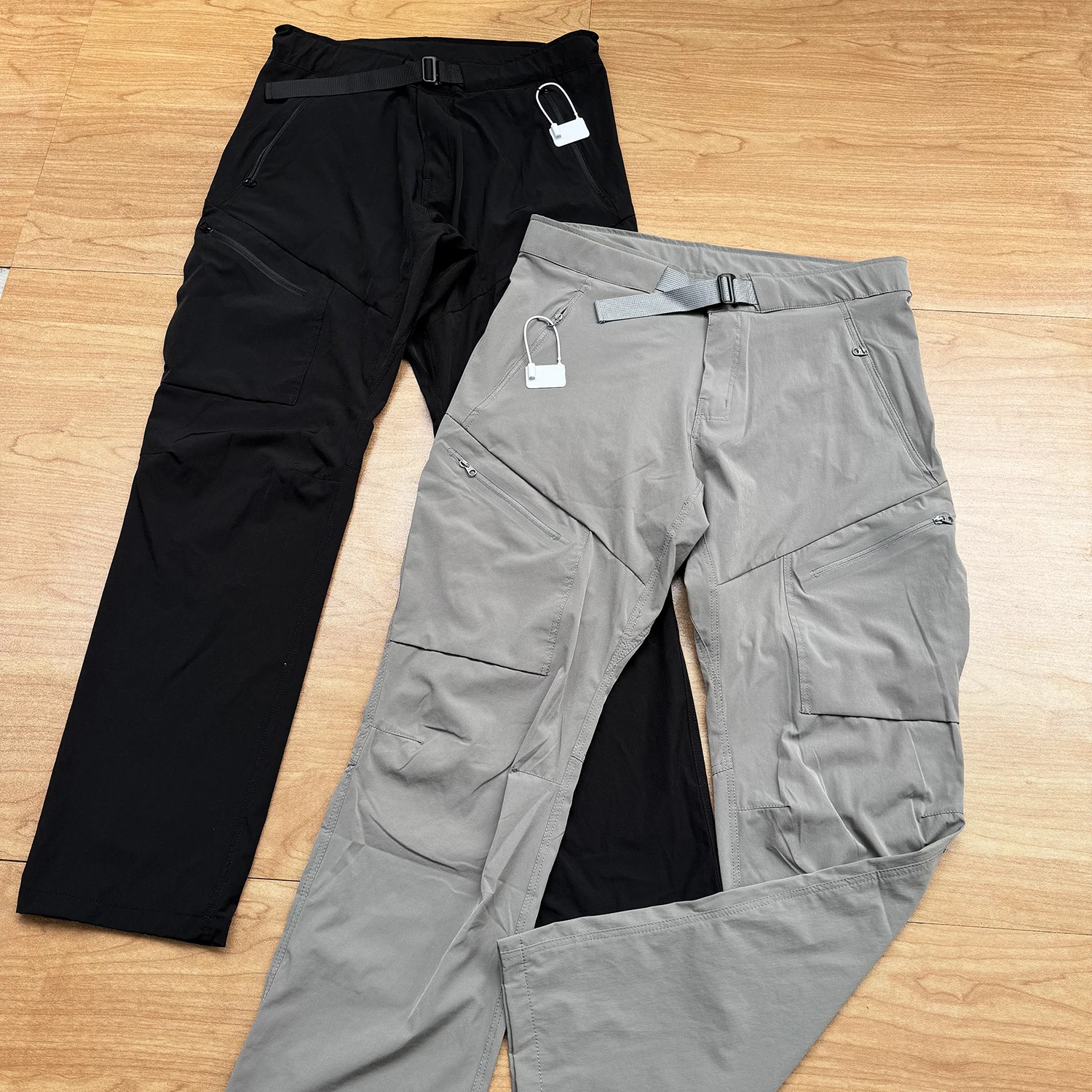 LIGHT WEIGHT Sweatpants Quick-drying Outdoor Vintage Waterproof Printed Loose Soft Shell Trousers Casual Long Pants Trousers Men - view 2