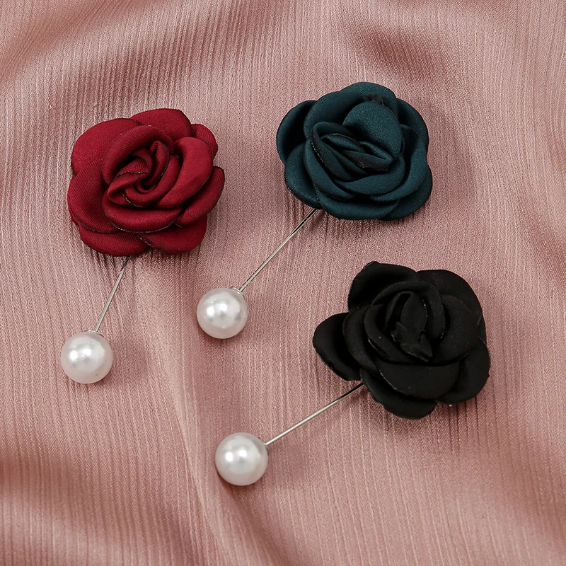 3pcs Flower Headscarf Pins Clip Colourful Pins Up Hijab Scarf Muslim Islamic Scarf Safety Pin Brooches Clips Fashion Accessories