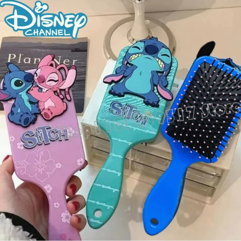 

Cute Lilo & Stitch Comb Anime Cartoon Miniso Disney Accessories Stitch Air Cushion Massage Comb Kawaii Girl Comb Birthday Gift