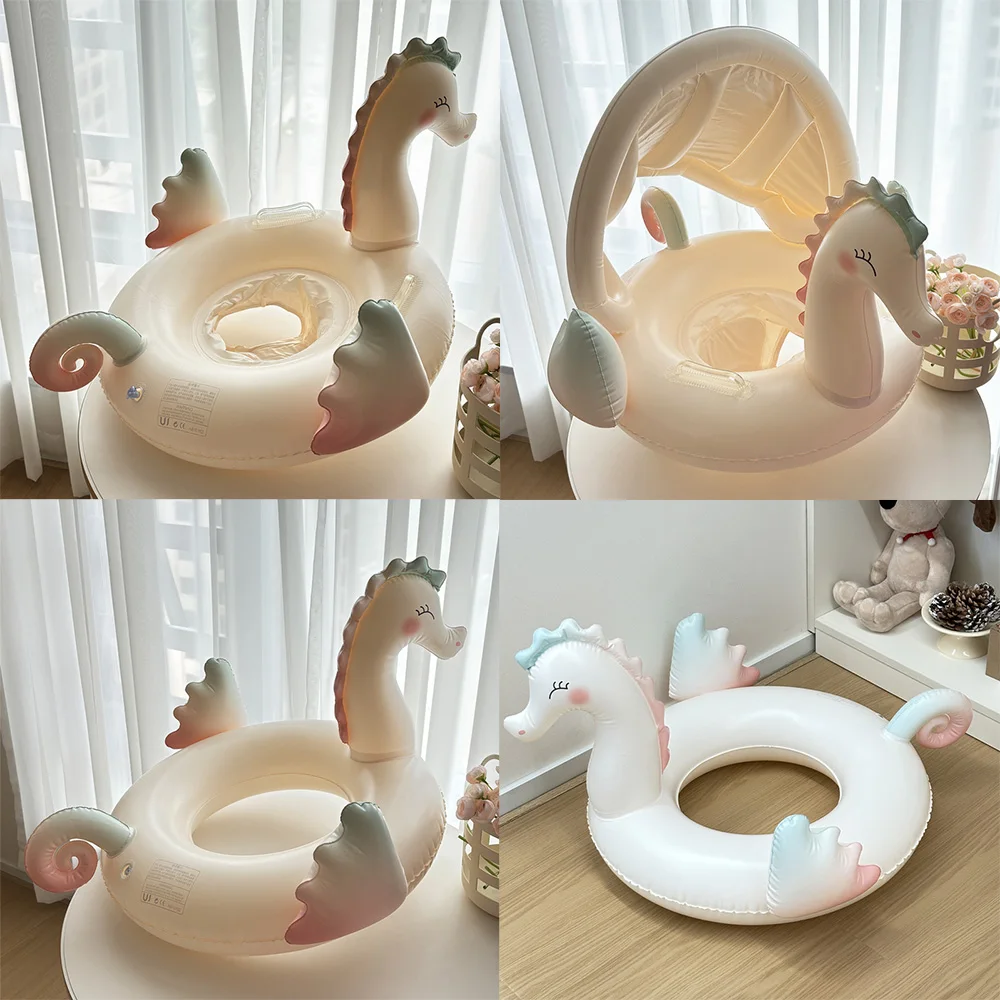 

ROOXIN Child Baby Swim Seat Ring Inflatable Swim Ring Tube For Kid Adult Swimming Circle Swim Pool Float Water Play Equipment