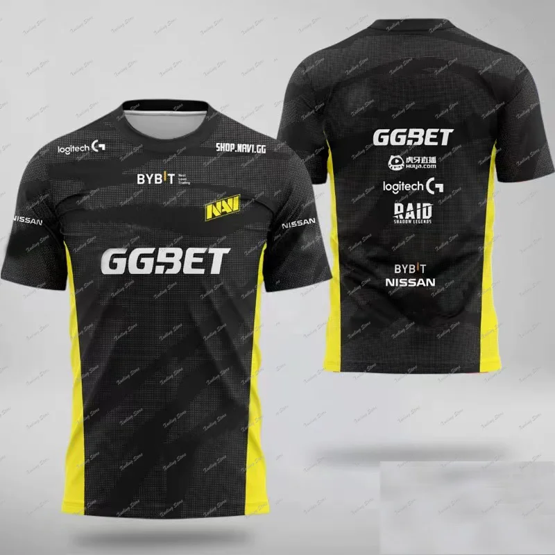 2024 Summer Hot Selling NAVI Team Uniform Customizable ID Esports Uniform s1mple Short sleeved CSGOT T-shirt Breathable Clothes