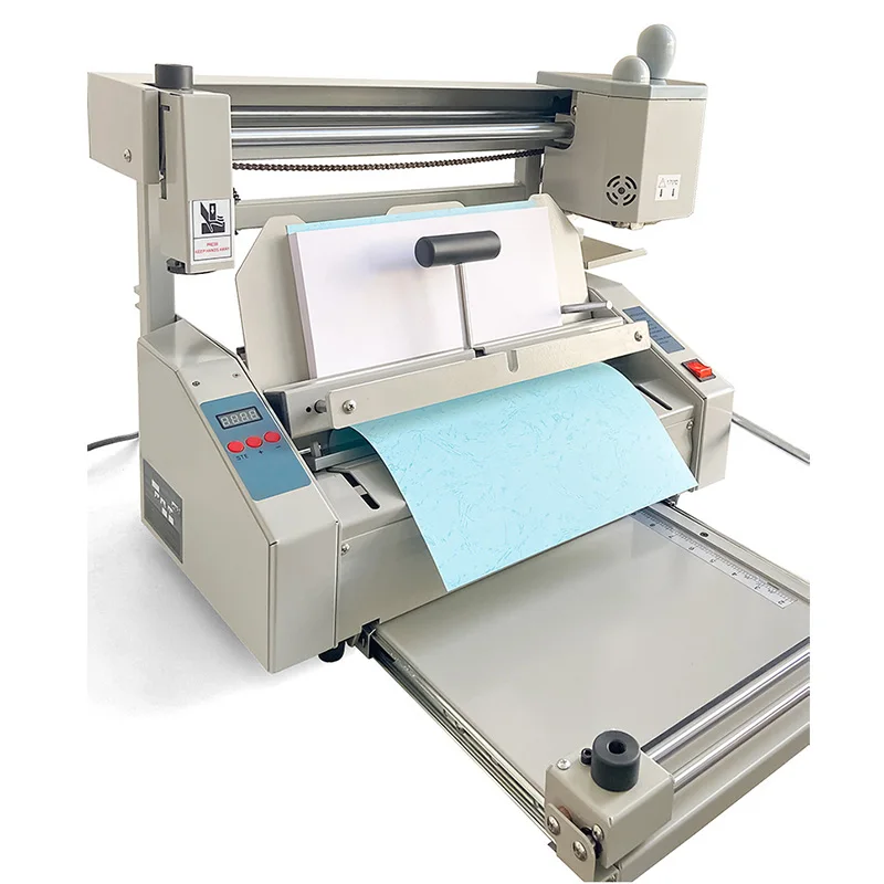A4 Size Book Binding Machine Glue Manual Glue Binding Machine with Creasing Function