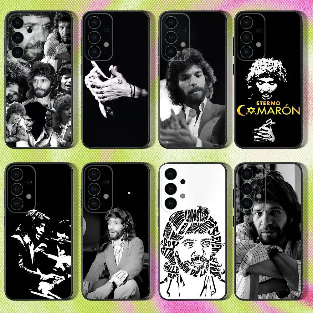 

Phone Case For Samsung S25,S24,S21,S22,S23,S30,Ultra,S20,Plus,Fe,Lite,Note,10,9,Camaron De La Isla 5G Black Cover