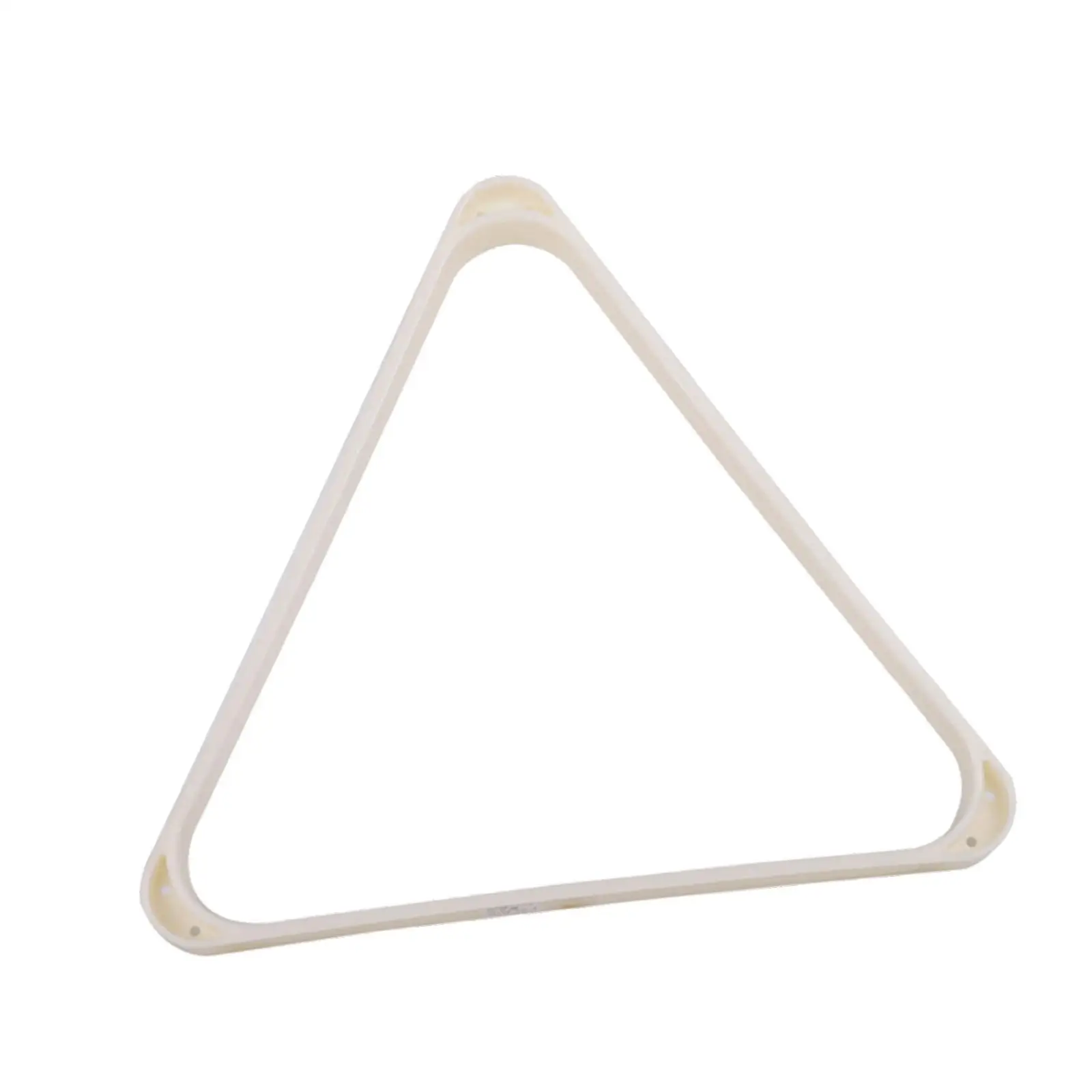 

Pool Table Triangle Ball Rack White Billiard Ball Rack Gatherer for Practice Billiard Room Pool Balls Billiards Table Snooker