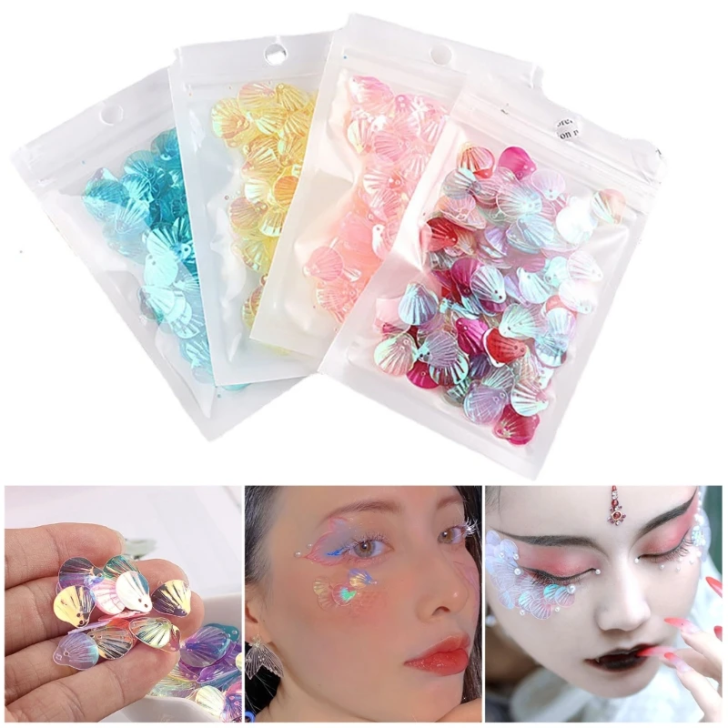 Cute Mini Glittering Eye Face Gems Shells for DIY Crafts & Jewelry Making Eye Face Gems for Jewelry Making Face Sticker