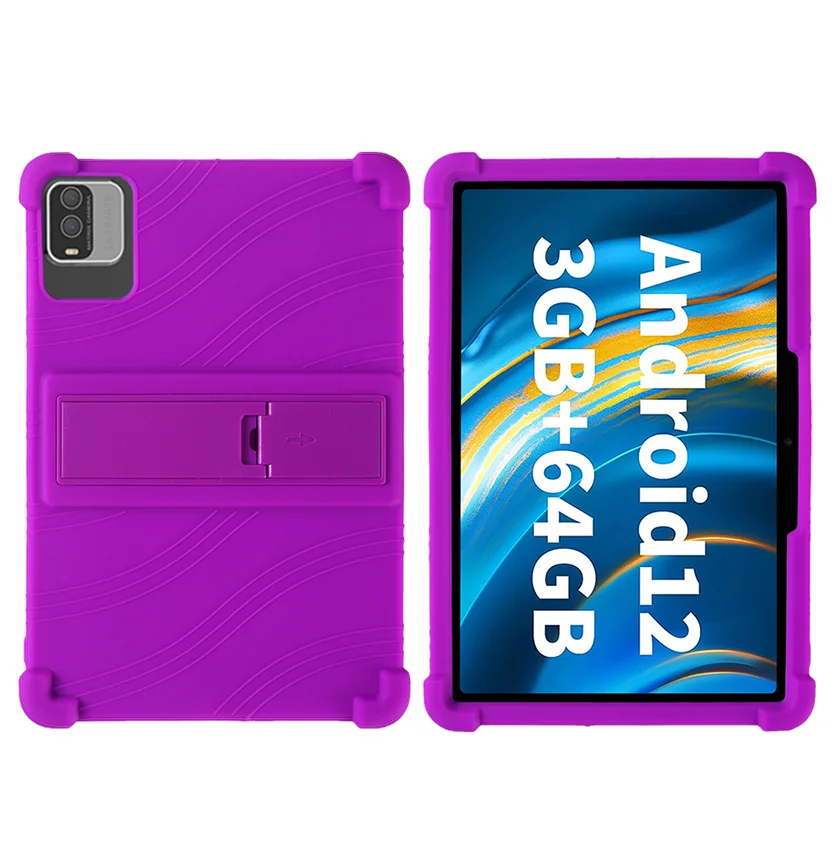 For Acer SOSPIRO AS10L Tablet Case for 10.1 Inches Tablet Kids Friendly Soft Silicone Adjustable Stand Cover Protective Sleeve 3