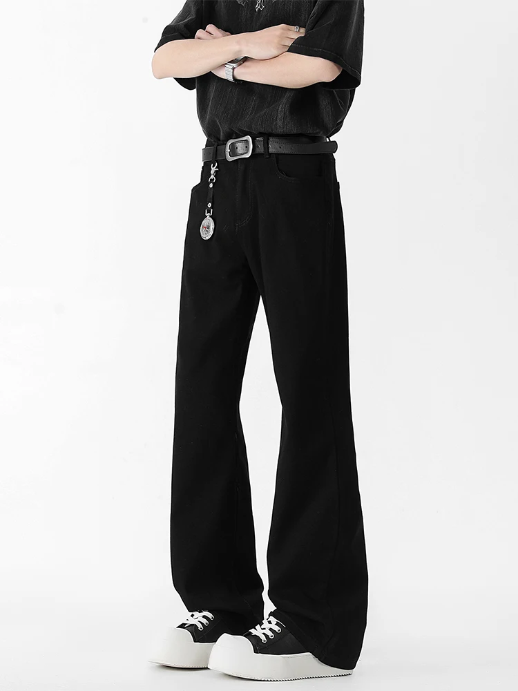 Bla Bootcut Knife Flared Jeans Heren Amerikaanse High Street Sle Afslankende Denim Broek Met Rechte Pijpen Jeugd Trendy