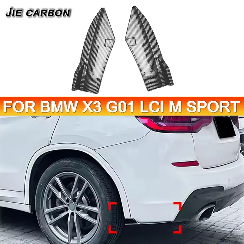 

For BMW X3 G01 LCI M Sport Rear Bumper Lip Side Spoiler Splitter Side Bumper Diffuser Tuning Accessories Body Kits