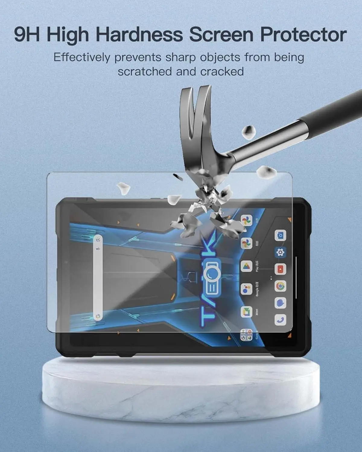 Szkło Hartowane 2.5D 9H Folia Ochronna na Ekran do 8849 TANK PAD E Unihertz / PAD Ultra 8849 Tablet 10.95 Cala — zdjęcie produktu 6
