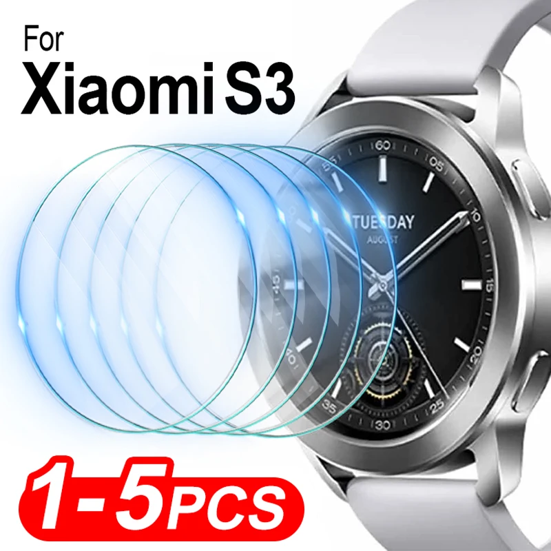 For Xiaomi Mi Watch S3 HD Clear Screen Protector Cover Anti-scratch 9H Hardness Tempered Glass for Xiaomi Watch S3 Smartwatch 20pages lot board game clear cards page trading card protector for pokemen mgt magical the transparent pocketpage for cards book