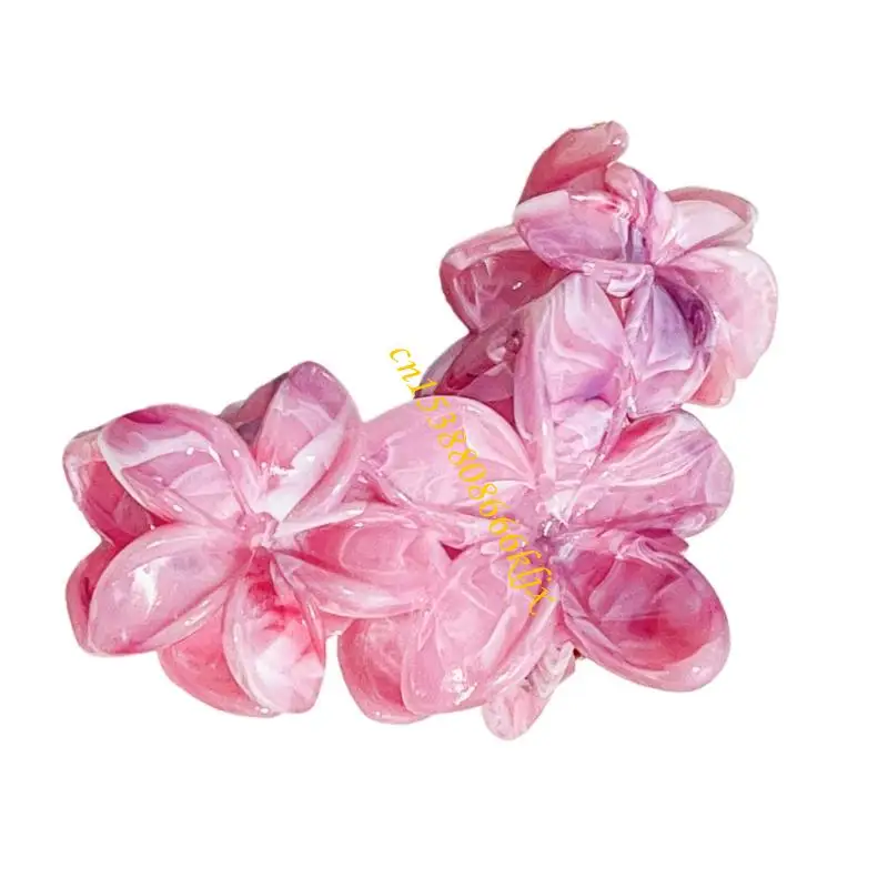 플라스틱 달걀 꽃 막사 슬립 저항 저항 그립 헤어 피스 데일리 파티 헤어 스타일 066c