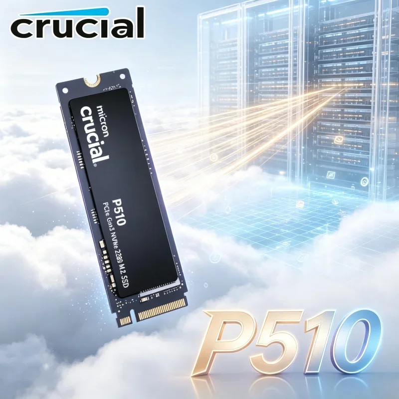 

Crucial P510 PCIe 5.0 NVMe M.2 2280 SSD 2TB 3D NAND Internal Solid State Drive High Speed Gaming Storage For Laptop Desktop PS5