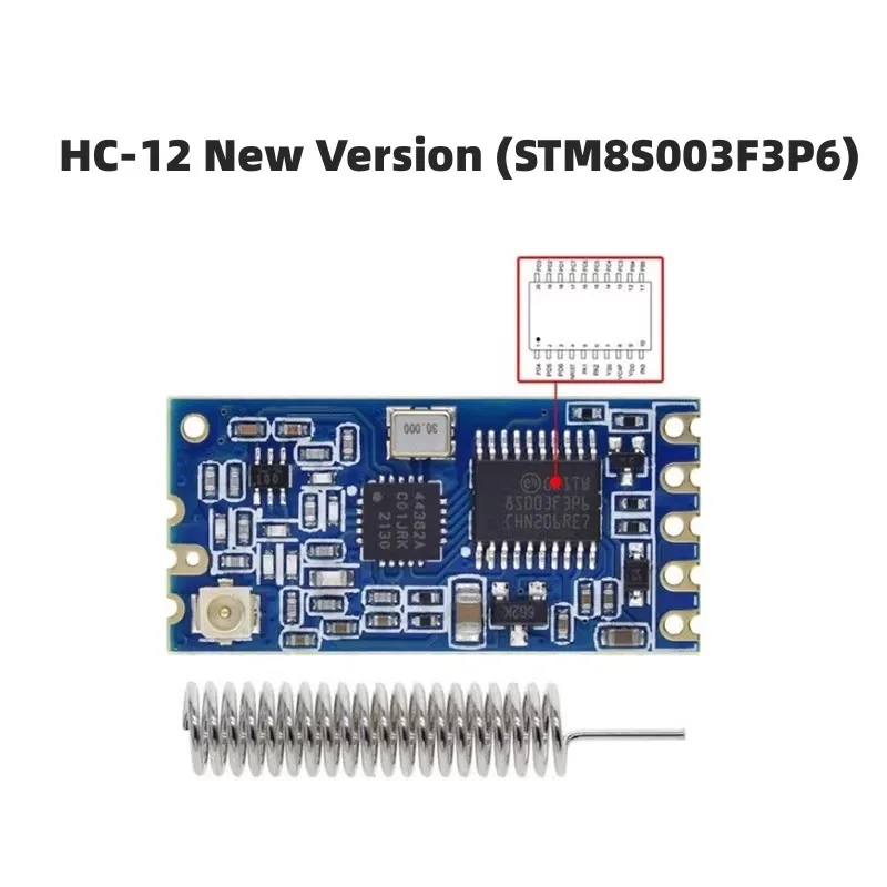 HC-12 wireless module 433MHz receiving and transmitting 1km serial communication transparent data transmission SI4438 networking