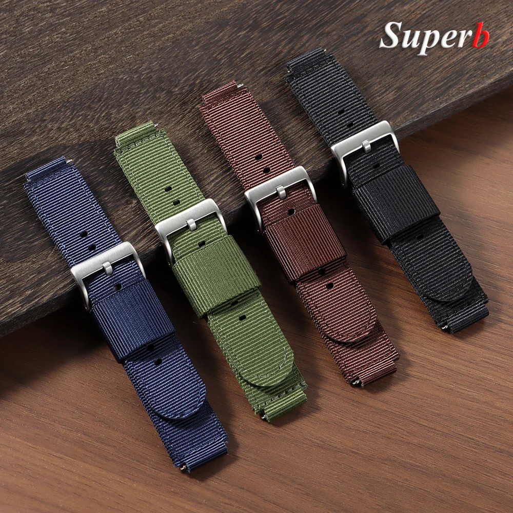 สายนาฬิกาไนลอนขนาด 16 มม. 18 มม. สำหรับนาฬิกา Casio AQ-S800 GA100 GA2100 F-108 DW6900 MRW-S300 AE-1000 GA-700 W-218H สายผ้าแคนวาสแบบสปอร์ตสำหรับผู้ชาย