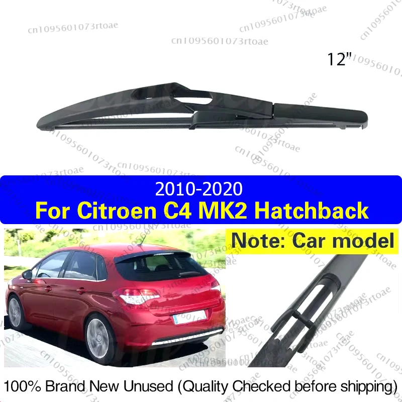 

Car Rear Wiper Blade Back Window Wipers For Citroen C4 MK 2 Hatchback 2010 - 2020 Auto Windscreen Rain Brush Car Accessories