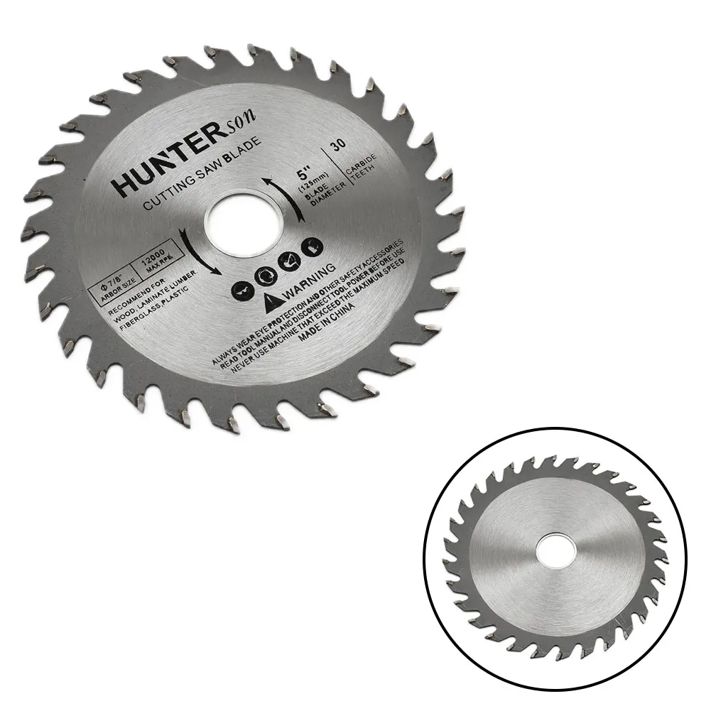 Cutting Blades Saw Blades Wood Processing Workshop Equipment Power Tools Replacement TCT Wood 30T Carbide Tipped Circular