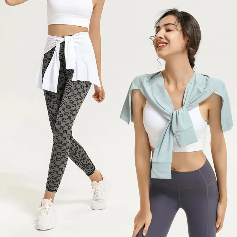 

Спортивная юбка-накидка для фитнеса, танцев и йоги, короткая, прикрывающая бедра, для женщин