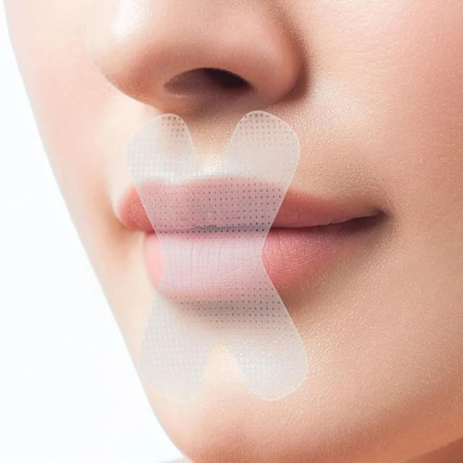 

Anti Snoring Mouth Tape Transparent Breath Nasal Strips Right Aid Stop Snoring Nose Patch Good Sleeping Aid Mouth Guard Device