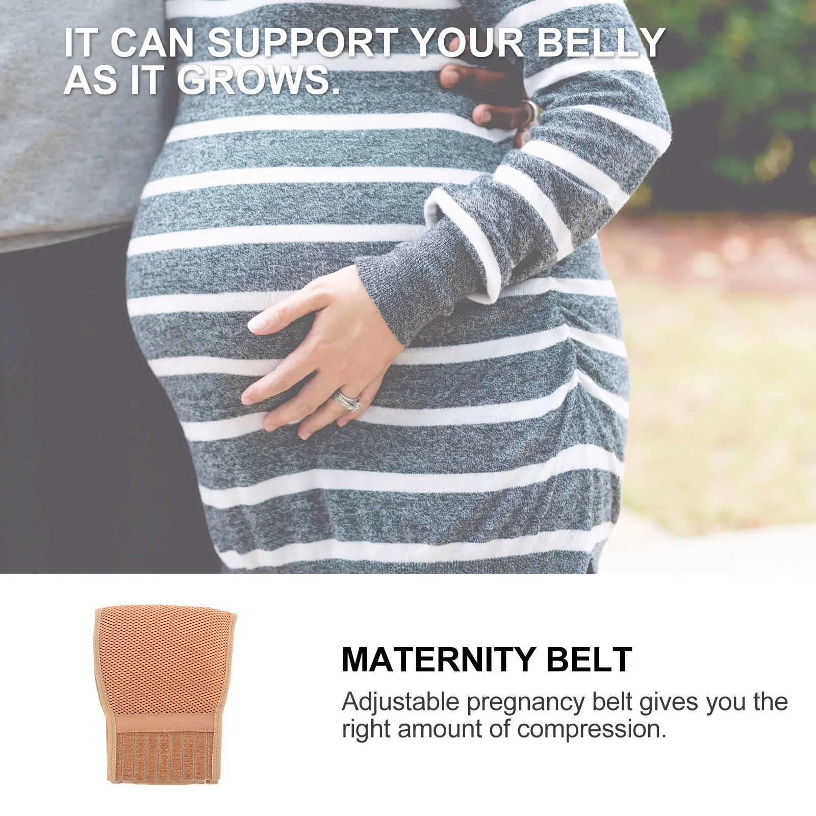 調節可能なマタニティベルト妊娠腹帯サポートバンド腹部ブレース妊婦用腹帯サポート