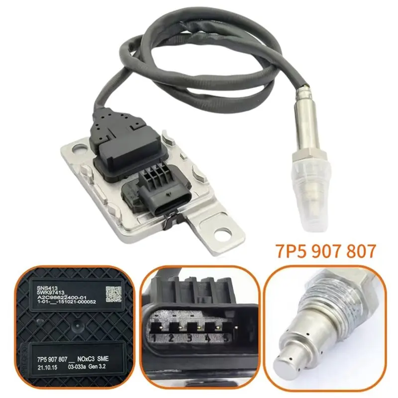 A95E-2X Exhaust Particle Nox Sensor 7P5907807B 5WK97413 For Cayenne 958 4.2 Diesel 95860680730