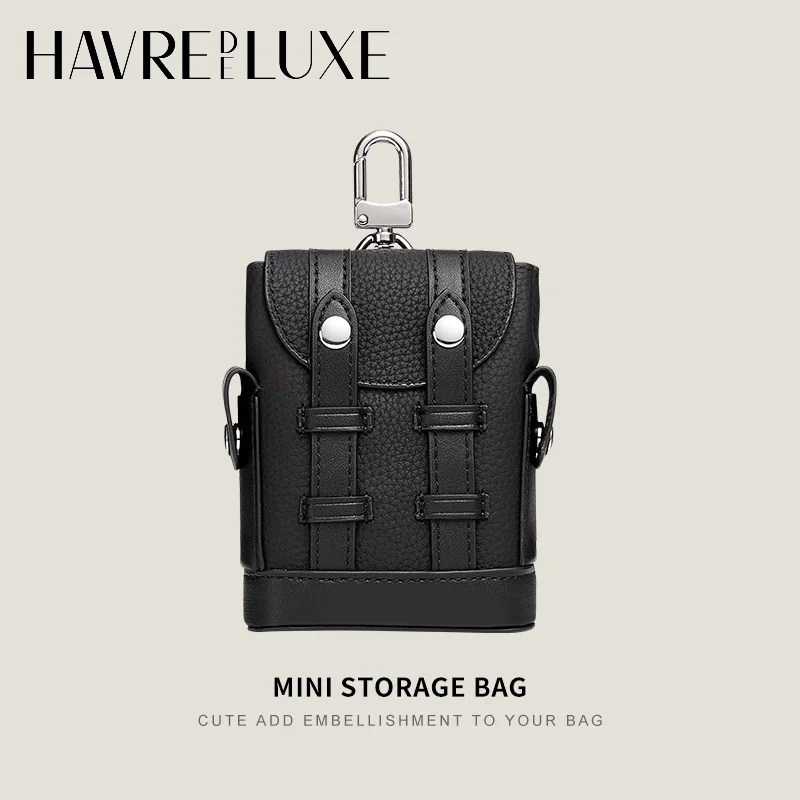 Mini Backpack Bag Charm For Women Bag Durable Fashion High-quality Bag Headphone Bag Keychain Coin Purse Bag Accessories