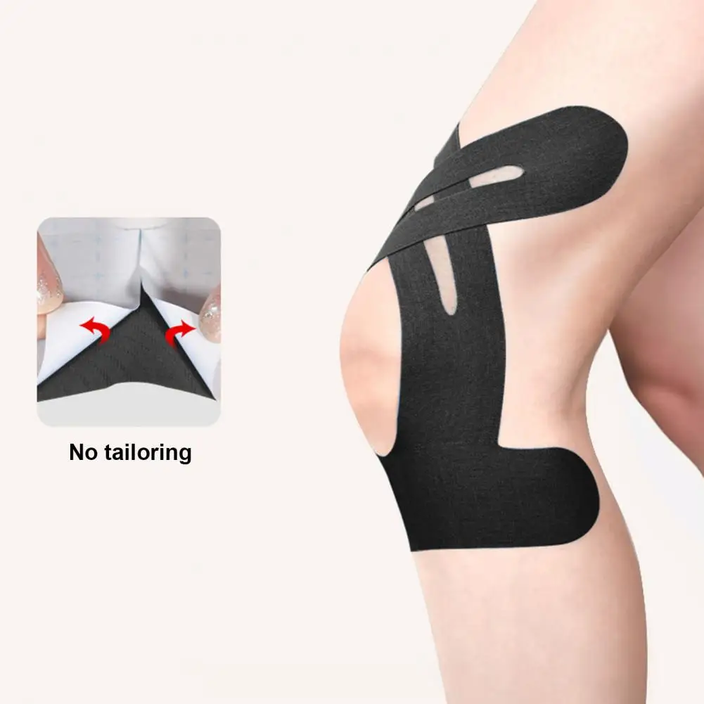 10 Pcs Knee Kinesiology Tape Pre Cut Knee Tape Adhesive Athletic Kinesiology Tape Sports Tapes Muscle Recovery Pain Relief