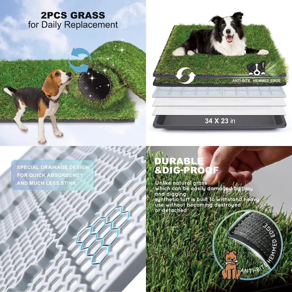 Hq4Us Dog Grass Pad…