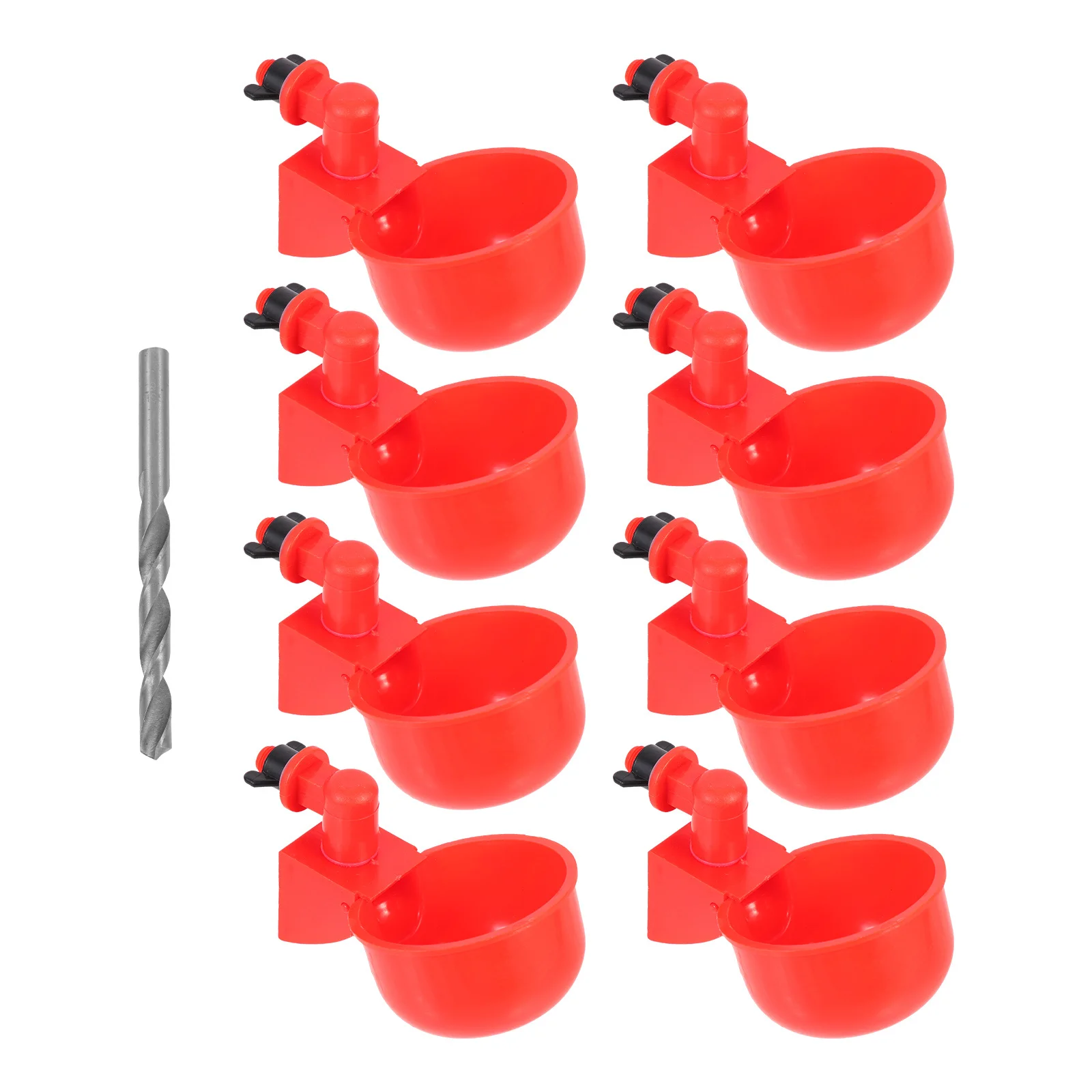 

1 set Automatic Chicken Water Feeder 1 Set Plastic Poultry Drinking Bowls For Chickens Ducks Quail Pigeon Automatic Filling